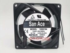 Sanyo 109S194 9225 AC230V 0.05/0.04A 9.2CM Silent Cooling Fan