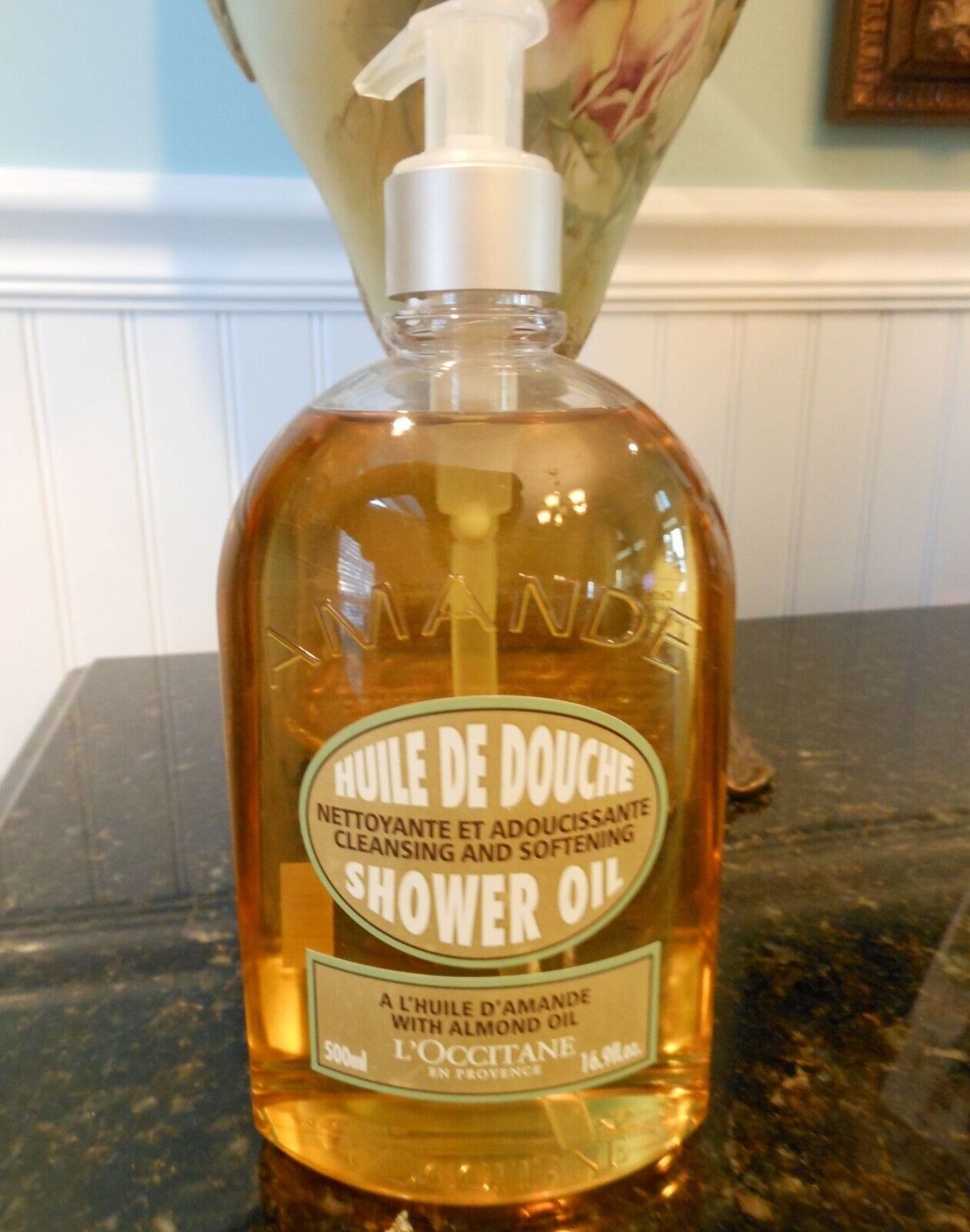 New Lapos;OCCITANE Huile De SEAL limited product Douche Almo 16.9oz Oil New arrival Shower LARGE