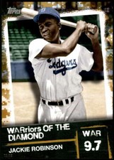 Jackie Robinson 2020 Topps WARriors of the Diamond 5x7 Gold #WOD-41 /10 Dodgers 