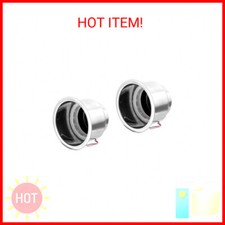 2pcs Stainless Steel Cup Holder Drink Holder 12V Blue 14 LED Recessed with Drain