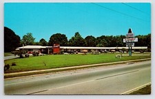 1950s The Bradford Motel~Waterama Inns of America~Starke FL Florida VTG Postcard