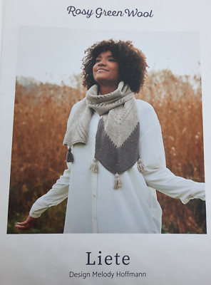 Rosy Green Wool: Anleitung Tuch ''LIETE'', Design von Melody Hoffmann #6428