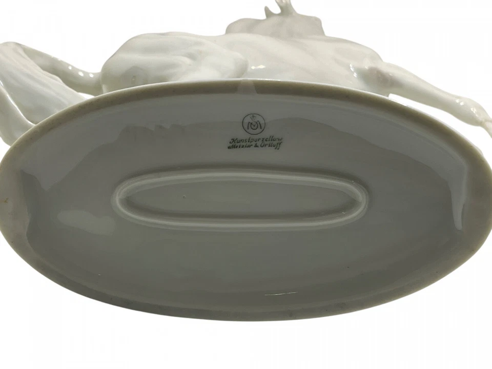 Figura de porcelana de coleccionista caballos 30 cm. - Defecto - Imagen 2 de 4