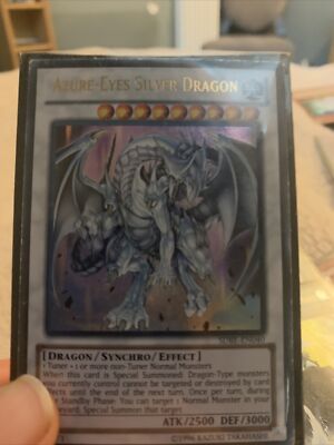 Yu-Gi-Oh Sammelkarte - Azure-Eyes Silver Dragon - SDBE-DE040