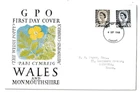 4/9/1968 UK GB FDC - Regionals - Wales - The Welsh Poppy - Cardiff FDI Postmark