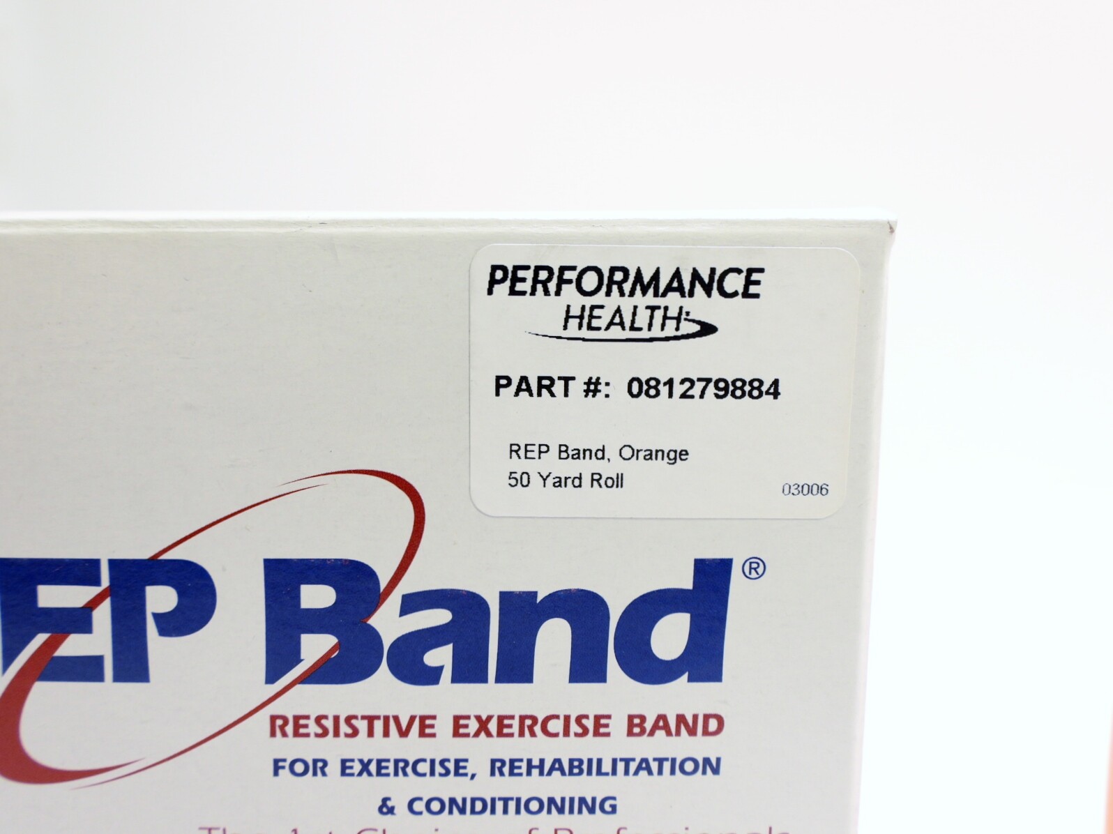 REP Band Resistive Exercise Rehab Conditioning Band, ORANGE LEVEL 2, 50 Yards, 0