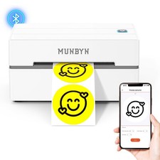 MUNBYN 4x6 Bluetooth Thermal Label Printer,130B Wireless Shipping Label Printer