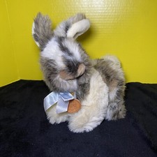 Fine Toy Plush Bunny Calico Harlequin Rabbit ...