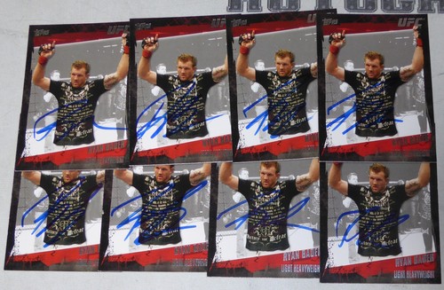Ryan Bader Signed 2010 Topps UFC Card 32 The Ultimate Fighter Bellator Autograph - Picture 2 of 12