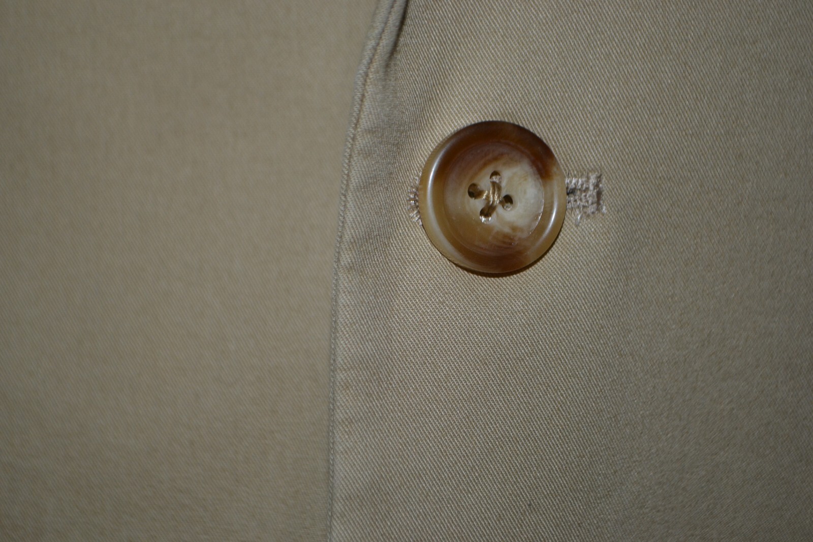 Brooks Brothers Men Fitzgerald Khaki Parial Lining 2 Button Sports Coat Sz 44R thumbnail 4