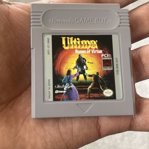Ultima: Runes of Virtue (Nintendo Game Boy, 1992) Tested Authentic w/ Case - Picture 4 of 6