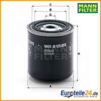 Kraftstofffilter MANN-FILTER WK815/80 FüR Toyota Dyna Bus