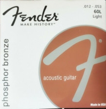 Fender 60L - Muta Phosphor Bronze per Chitarra Acustica 12-53