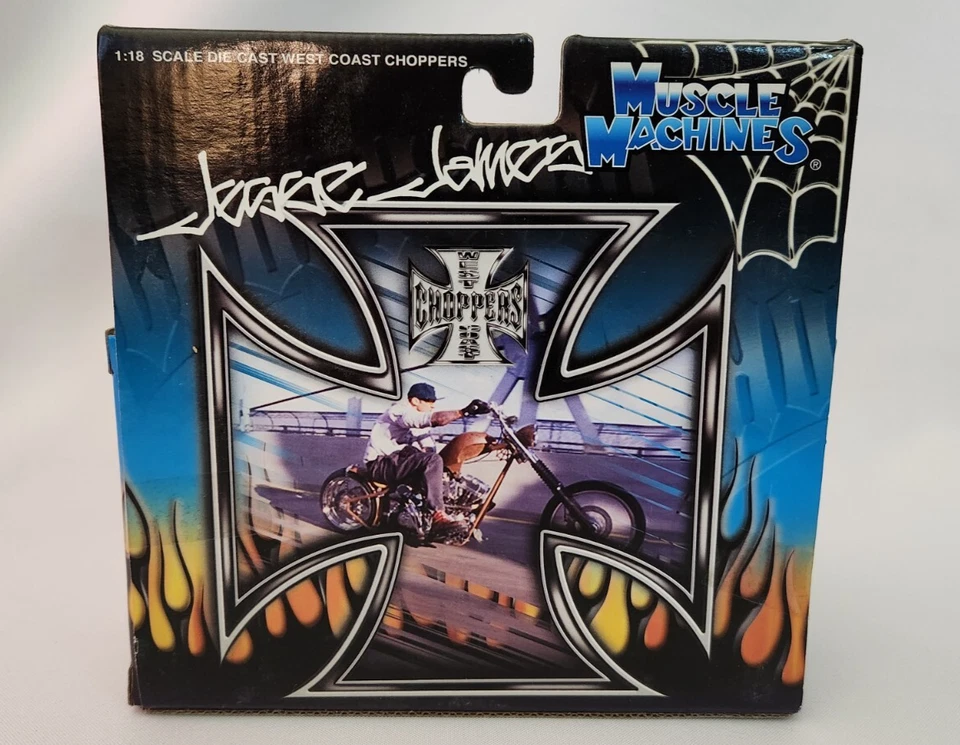 Jesse James Muscle machines 1:18 West Coast Choppers El Diablo - Rigid - Image 2 of 4
