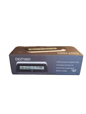 DGT 1001 Digital Chess Clock - Black