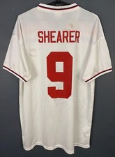 SHEARER #9 MEN'S ENGLAND NATIONAL 1980/1982 SOCCER FOOTBALL SHIRT JERSEY SIZE L