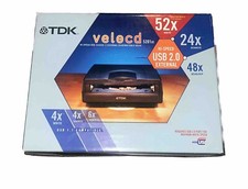 TDK Velocd 48164 UE hi speed. USB 2.0 external cd burner.