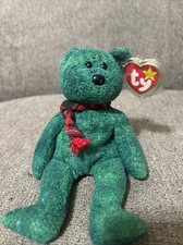 TY 1999 WALLACE the BEAR BEANIE BABY - MINT with MINT TAGS-RARE-TAG ERRORS
