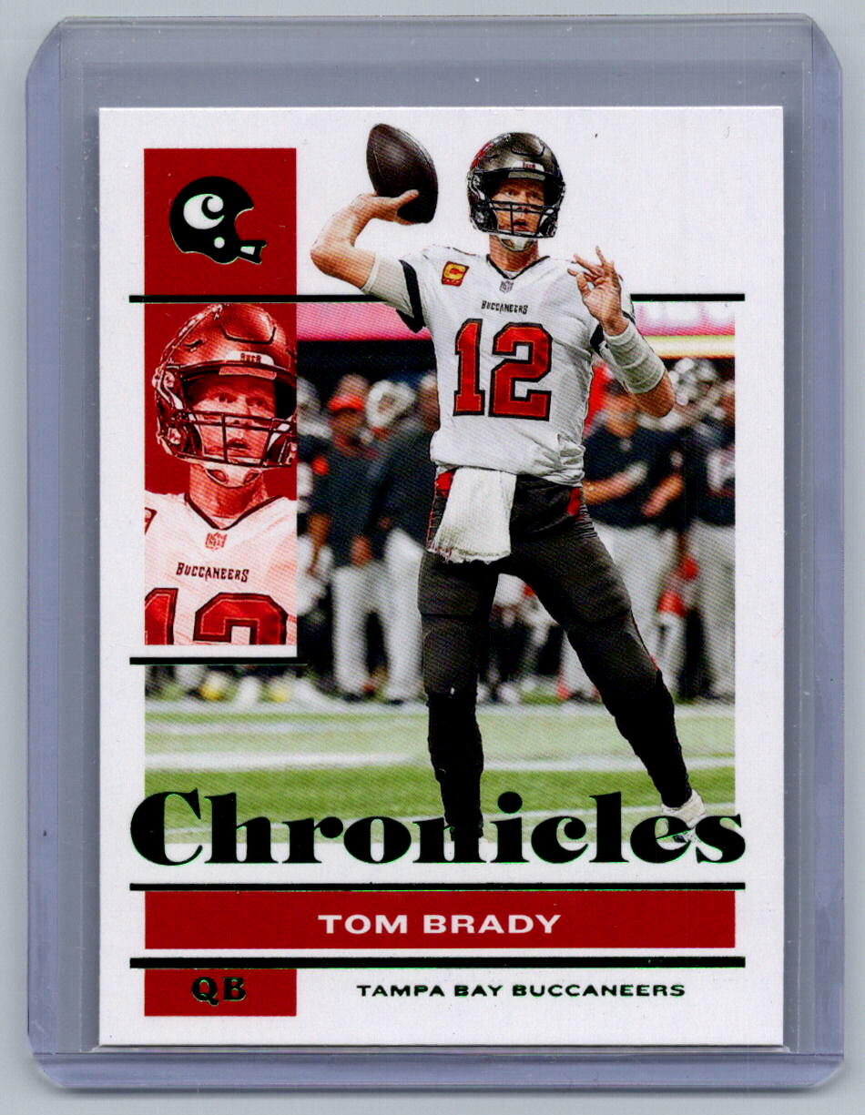 2021 Panini Chronicles Tom Brady #89 Green Tampa Bay Buccaneers