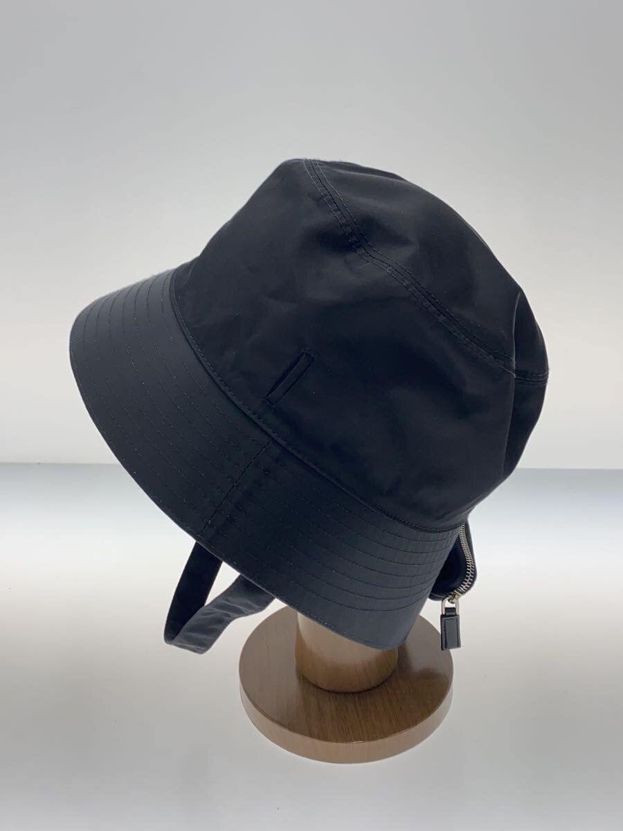 22ss リナイロン　PRADAバケハ PRADA Hat 22SS RE-NYLON Bucket XXL Nylon BLK Black Mens