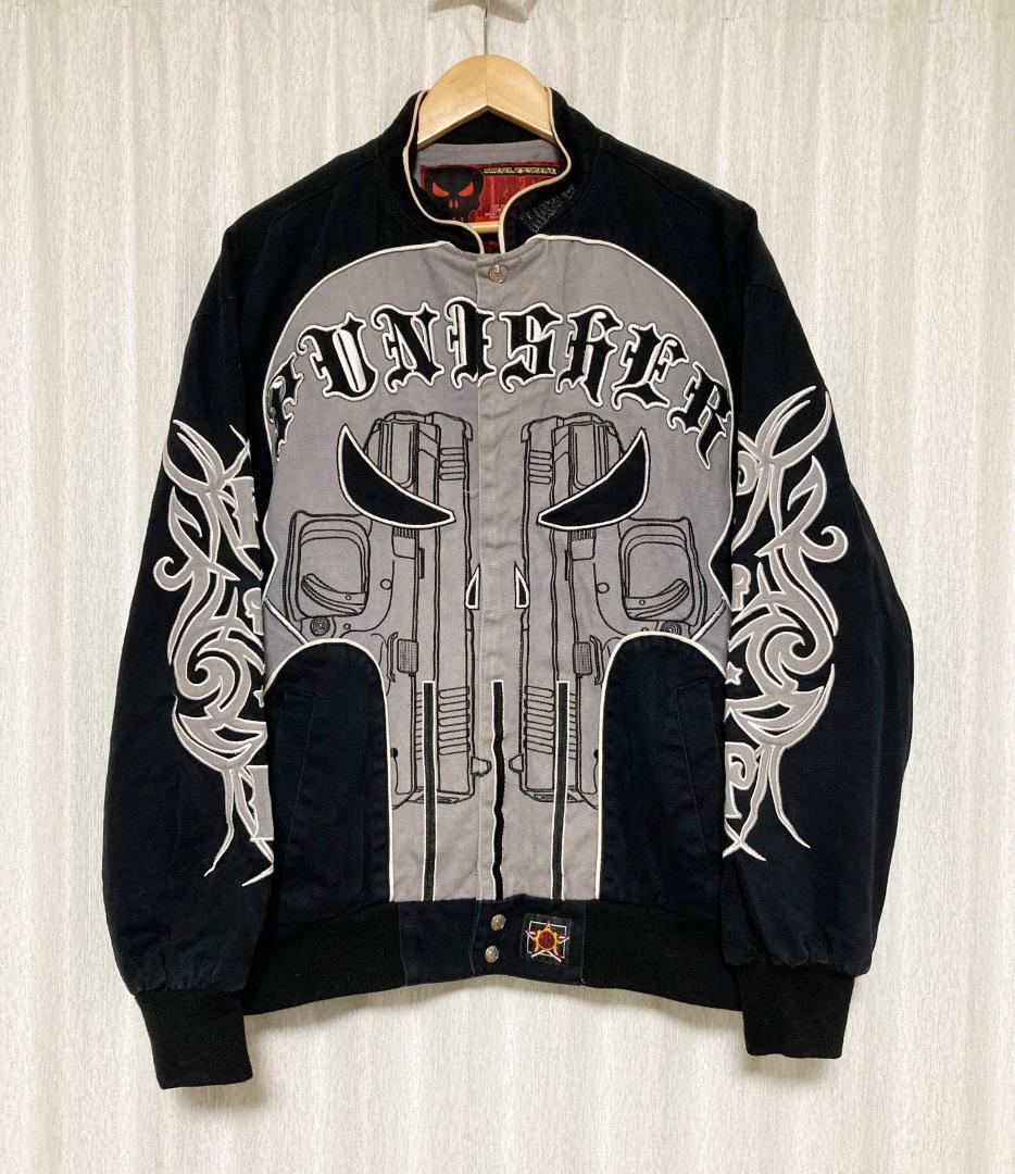 JH DESIGN Racing Jacket Vintage MARVEL PUNISHER Size L | eBay JH DESIGN Racing Jacket Vintage MARVEL PUNISHER Size L | eBay