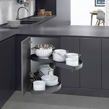 Kesseböhmer LeMans II ARENA pure anthrazit Eckschrank Beschlag Schwenkauszug