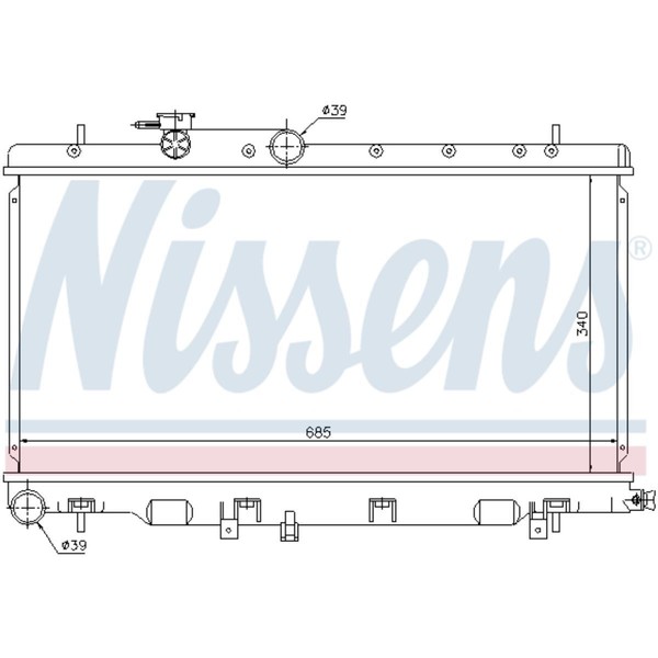 KüHler WasserküHler Passend FüR Subaru Legacy III Station Wagon Outback BH BE-image