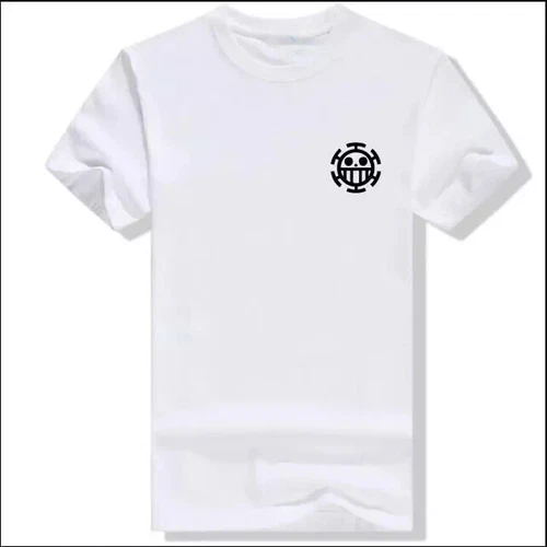 T-shirt adulto One Piece Trafalgar Law simbolo pirata anime taglia e - Foto 2 di 15