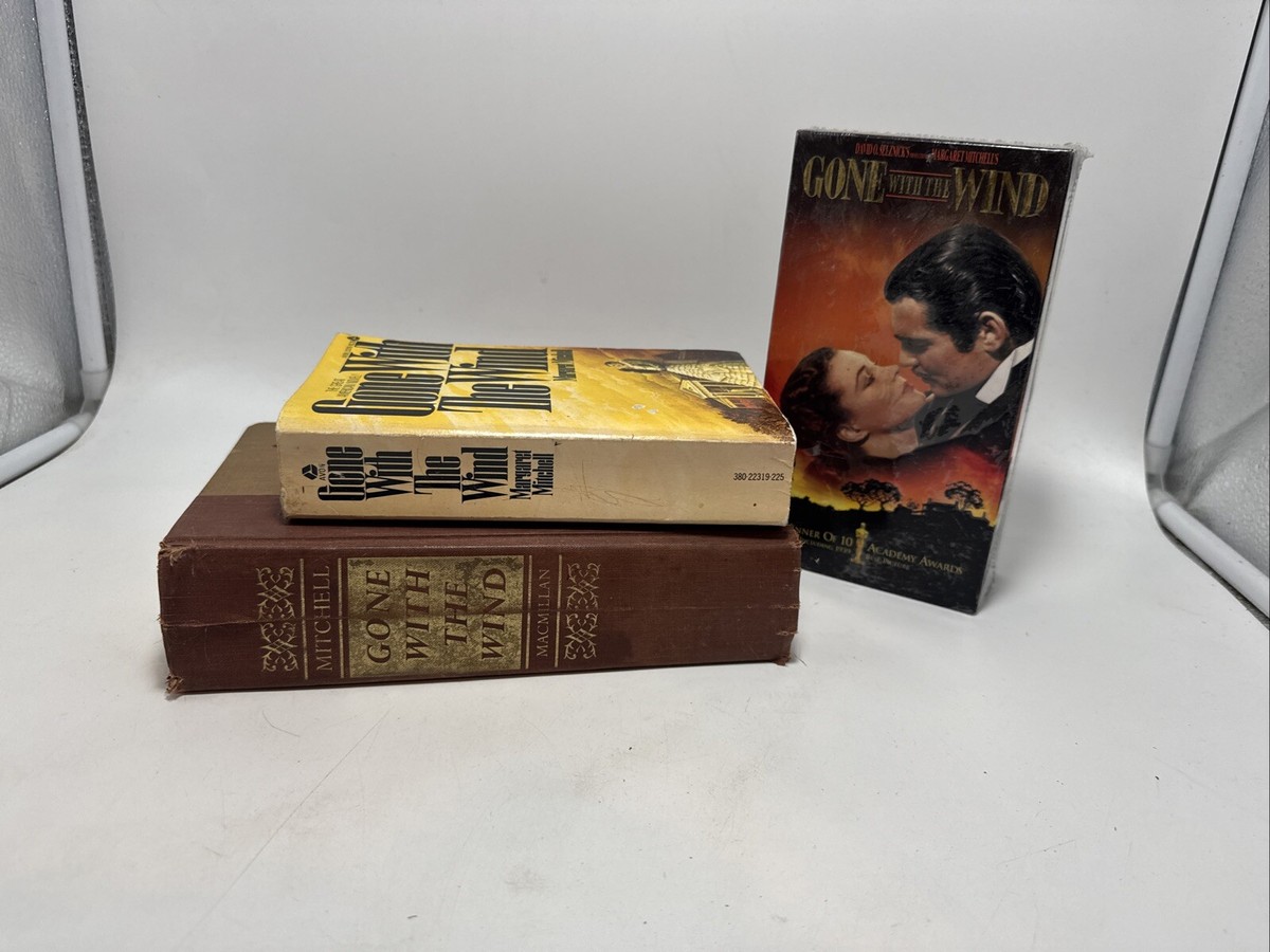 Gone With The Wind Books 1962 Margaret Mitchell NEE VHS Movie Lot