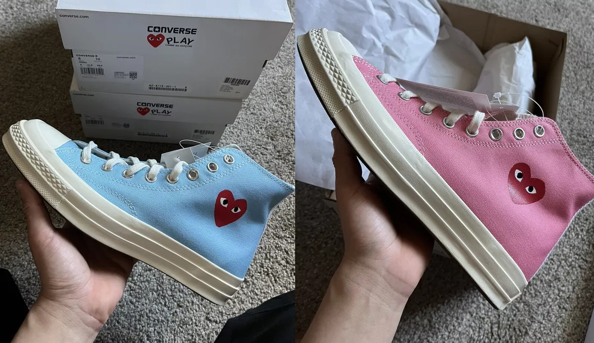 Comme Des Garçons Converse Play Street Market EXCLUSIVE Lot Pink DS | eBay