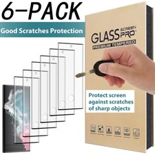 Clear Tempered Glass Screen Protector For Samsung Galaxy S22 S23 S24 S25 Ultra