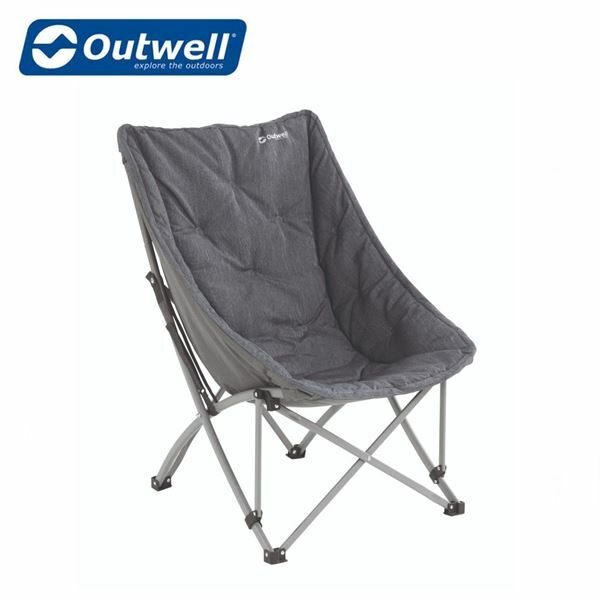 Outwell Tally Lake Chair - Grey Camping Caravan Motorhome Fishing 2026 Model