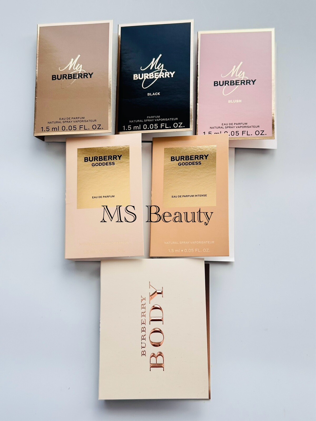 Burberry Goddess and My Burberry Perfume Sample Set 6pcs-image