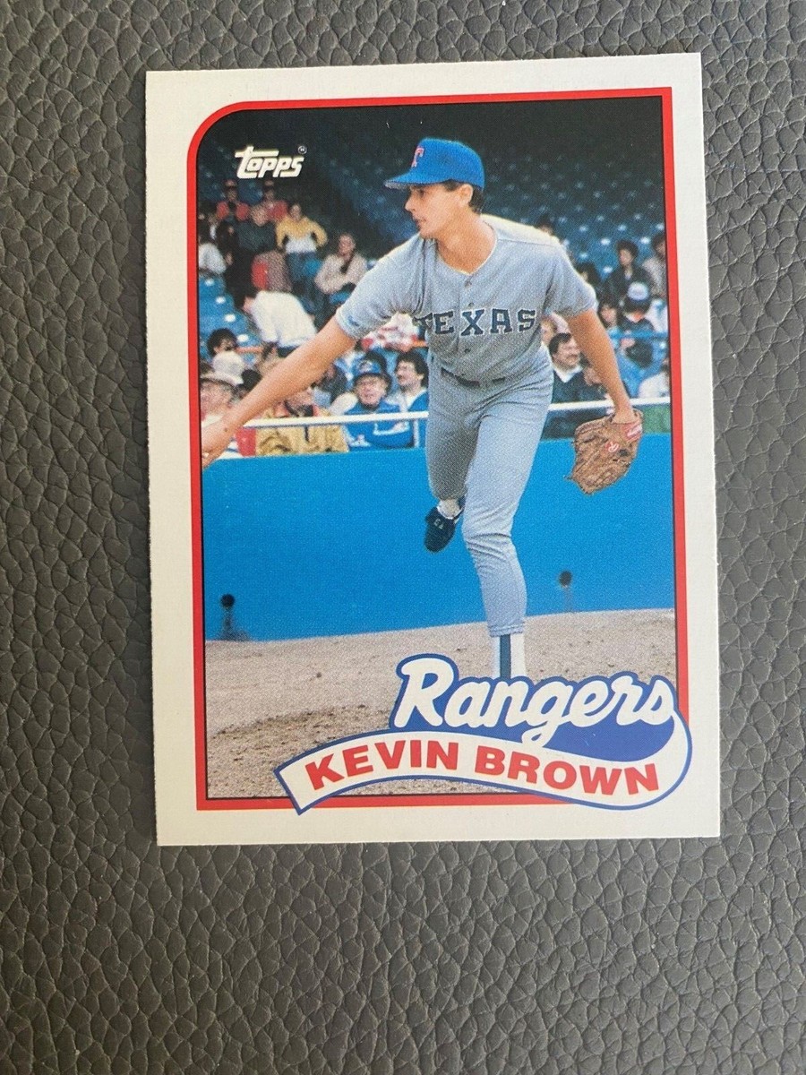 1989 Topps Traded Baseball Kevin Brown Rookie RC # 15T Texas