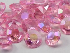 5mm Pink 1/2 Carat Diamond Confetti AB Coating For Table Scatter 1000 PCS