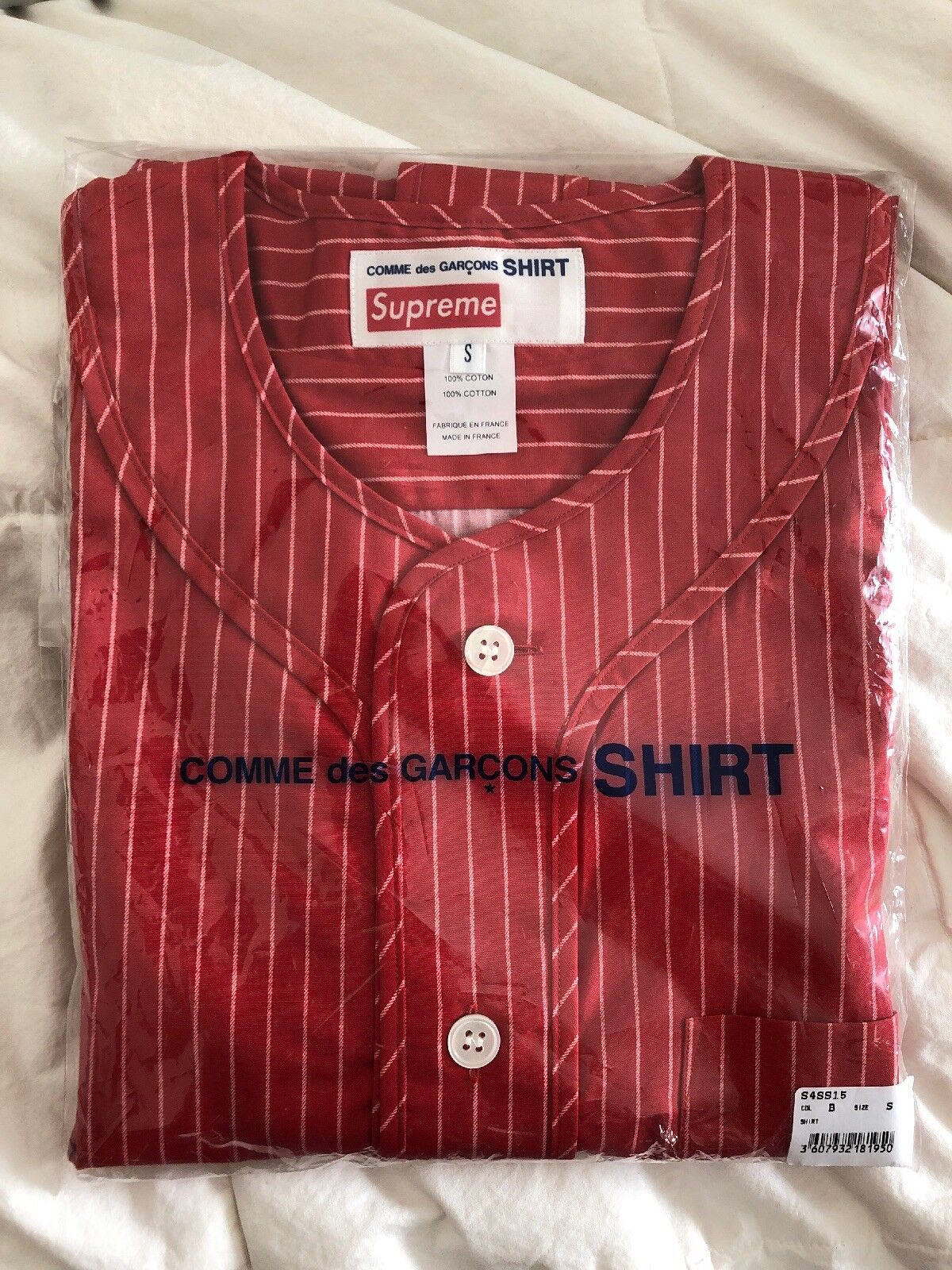 red comme des garcons shirt