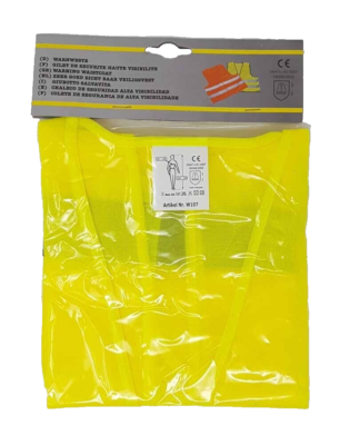 Gilet Alta Visibilità Uomo 10 Giubbotti Di Sicurezza Giallo Neon - Foto 10