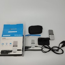Samson Go Mic Silver Portable Usb Condenser Microphone Mac And Pc Gaming Podcast