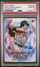 Adley Rutschman 2023 Topps Stars Of The MLB #SMLB22 RC Rookie Orioles PSA 10