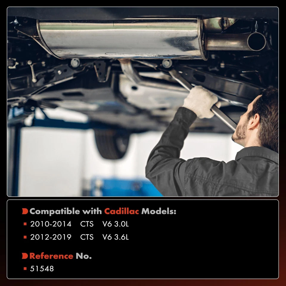 Convertidor catalítico del lado del conductor delantero para Cadillac CTS 2010-2019 V6 3,0 L 3,6 L Foto 2 de 4