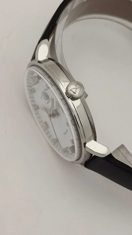 Raro Favre Leuba Geneva Sea-Chief cuerda manual para hombre esfera suiza blanca 81073 Foto 3 de 4