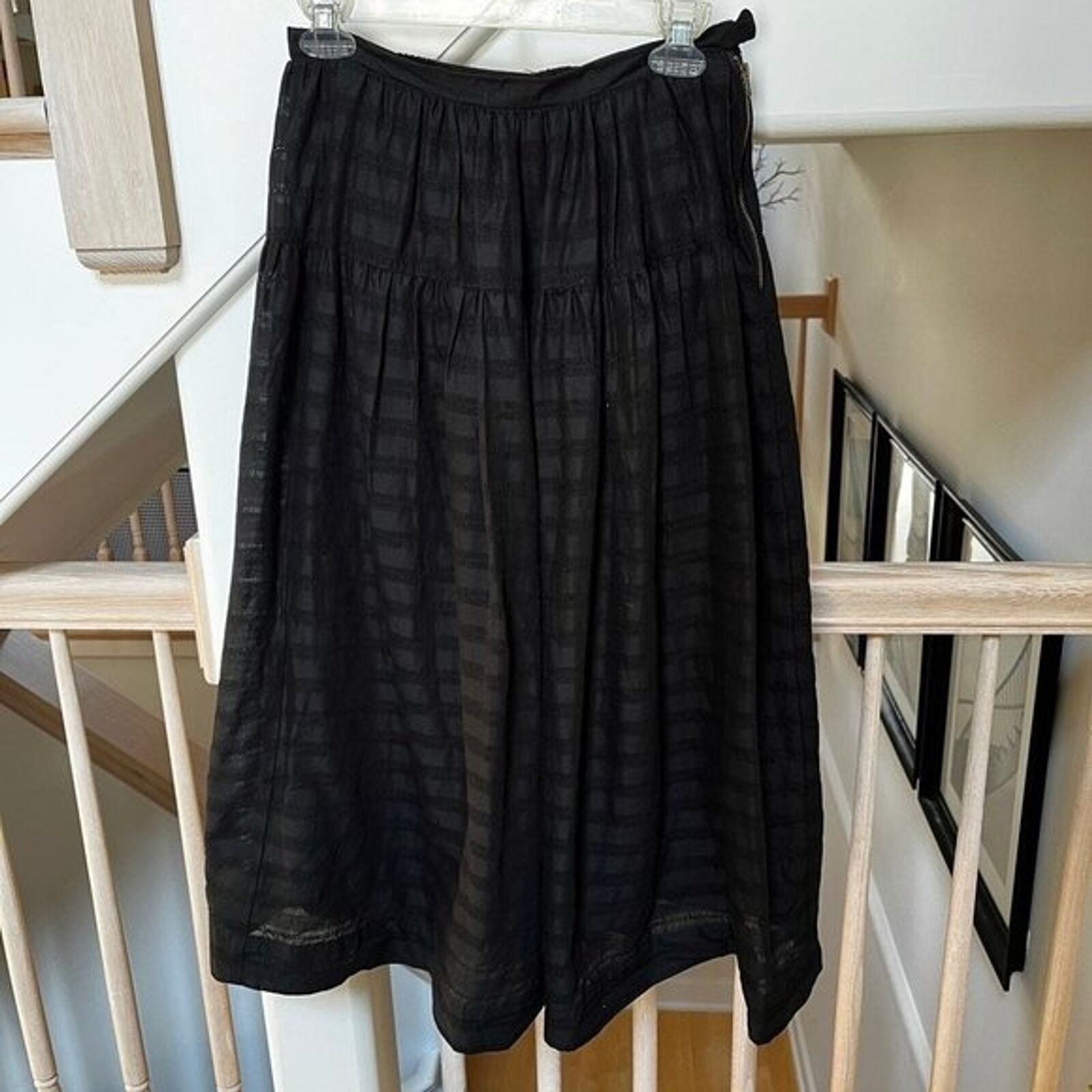 Heidi Merrick Cedar Midi Skirt in Black 0 - image 6