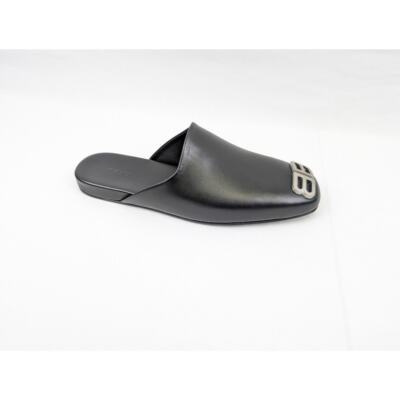 Balenciaga Calf/BB Matt Cosy New Mules in Black/Nik Vint Sat BNWB 41