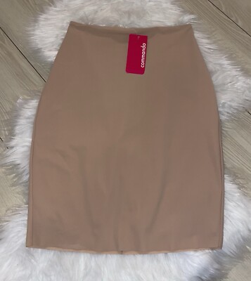 Commando Half Slip with Control Short Womens S Small Beige New