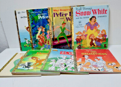 Choice Little Golden Book Disney Bambi Peter Pan Snow White 101 Dalmatians Nemo