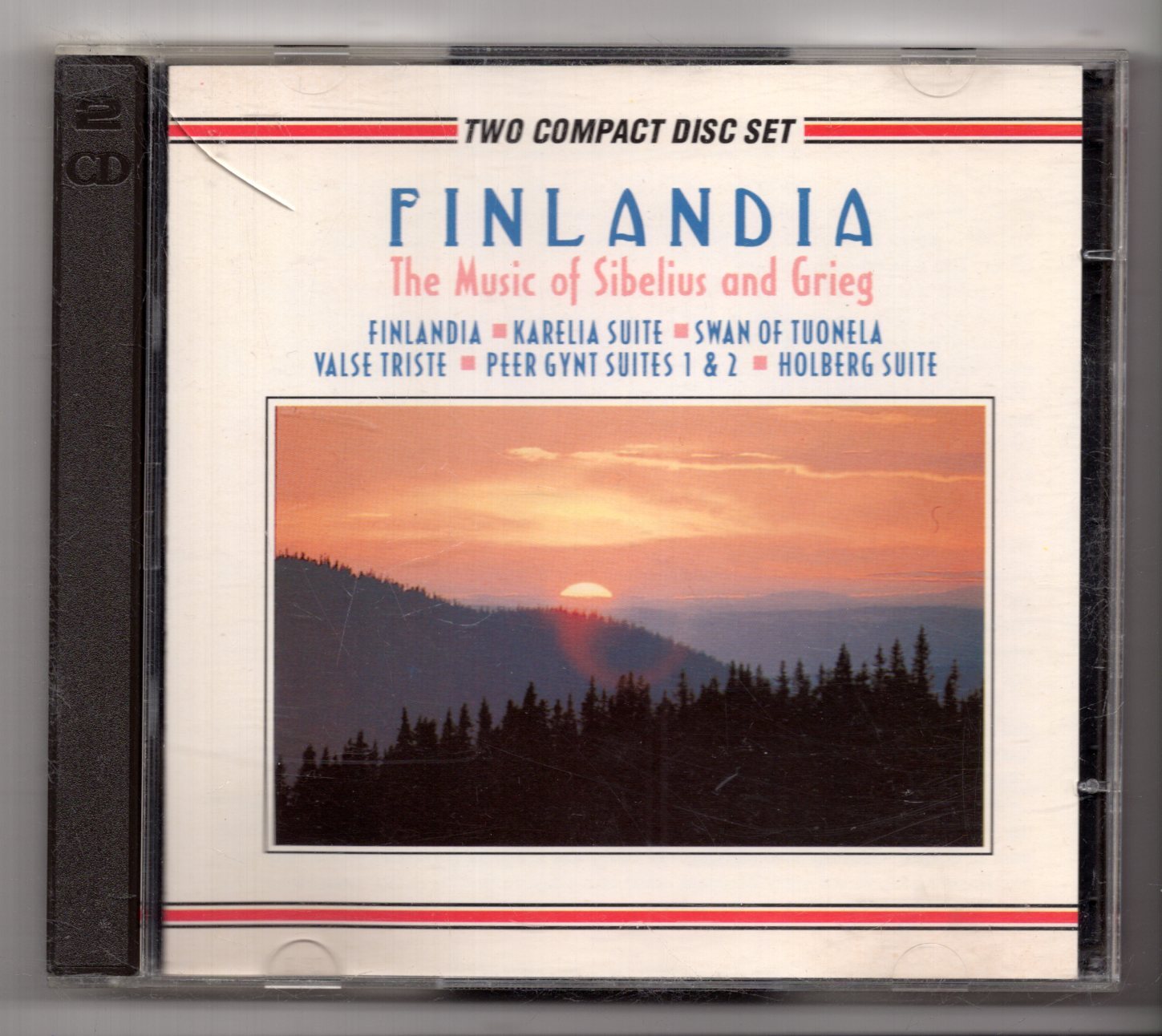 (KS570) Finlandia, The Music of Sibelius & Grieg - 1993 double CD