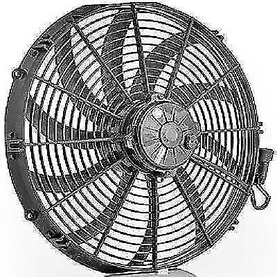 Be Cool 75068 16" Black Euro Super Duty Electric Puller Fan; 3;150 CFM