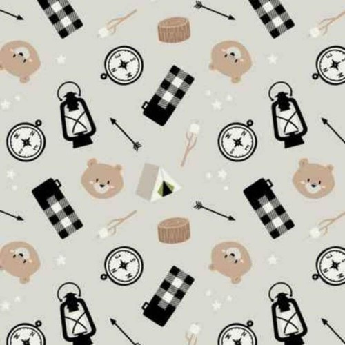 Camper Essentials creme weicher Flanellstoff - Bild 1 von 2