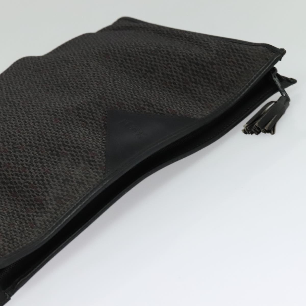 Borsa pochette SAINT LAURENT tela pvc nera originale ar13616