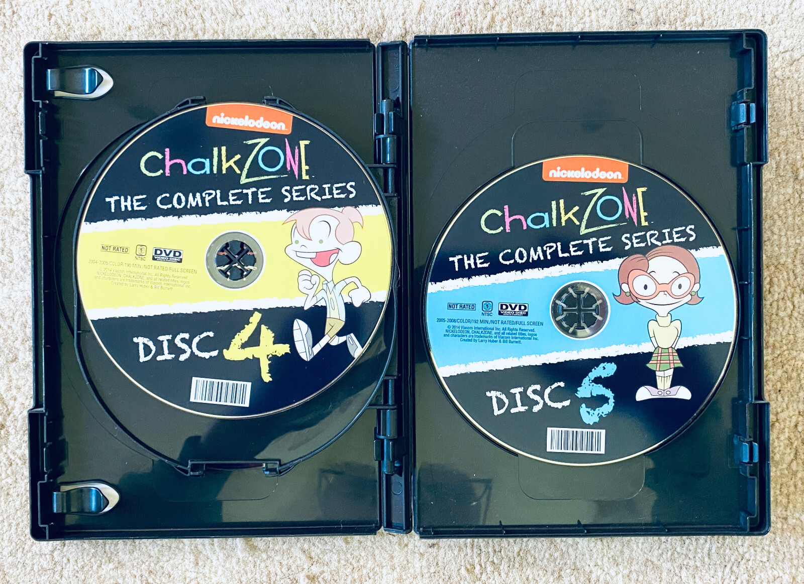 ChalkZone Chalk Zone The Complete Series 5 DVD Set Nickelodeon Cartoon